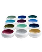 12 Coupes en Porcelaine assorties multicolores - 85 cl