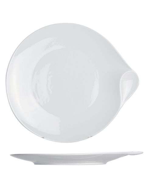 Service de table en Porcelaine Exquisite blanc - 18 pièces