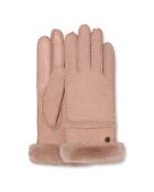 Gants en Peau de Mouton vieux rose