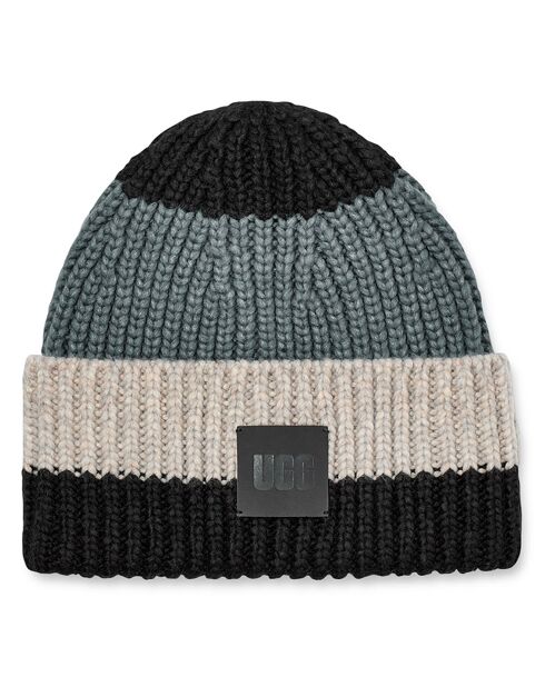 Bonnet Chunky noir/gris