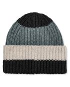 Bonnet Chunky noir/gris