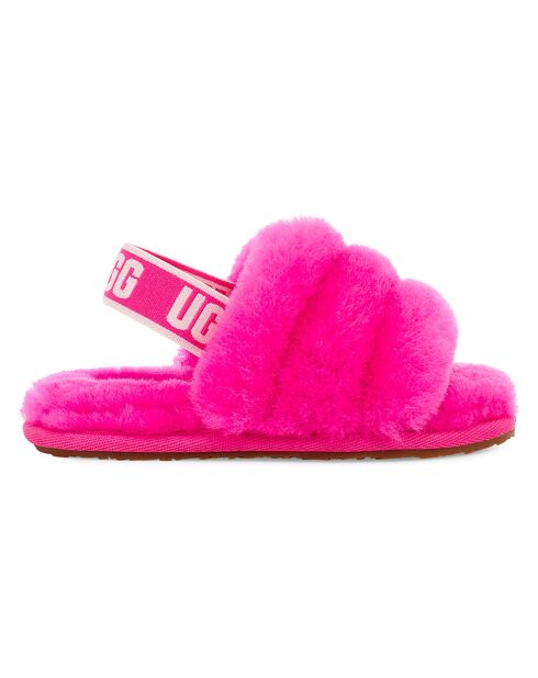 Chaussons en Peau de Mouton Fluff Yeah roses