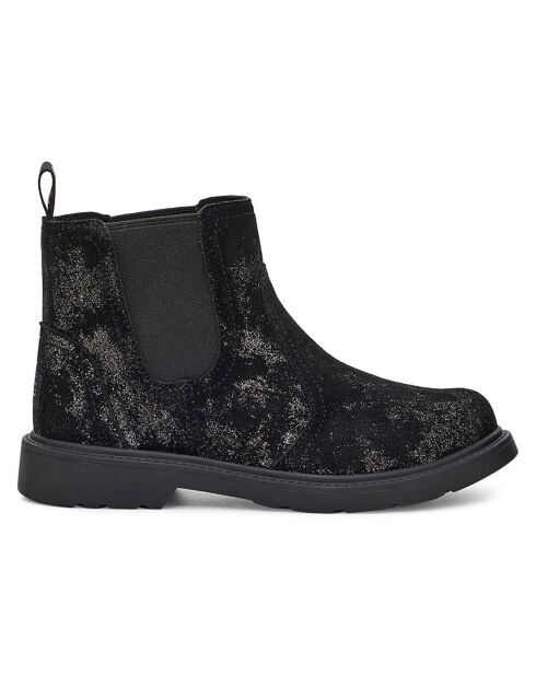 Chelsea boots en Velours de Cuir Bolden anthracite