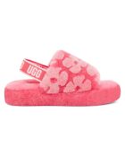 Chaussons en Peau de Mouton Fluff Yeah roses