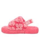 Chaussons en Peau de Mouton Fluff Yeah roses