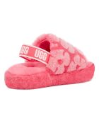 Chaussons en Peau de Mouton Fluff Yeah roses