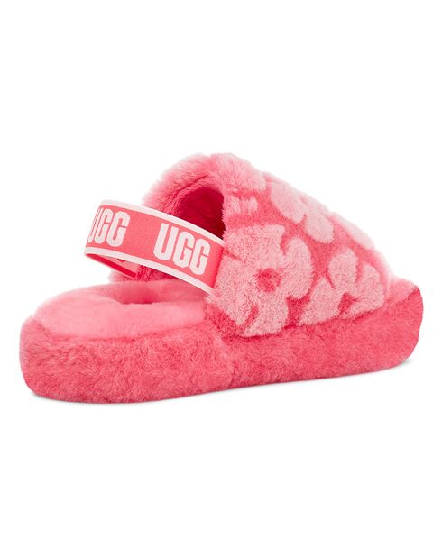 Chaussons en Peau de Mouton Fluff Yeah roses