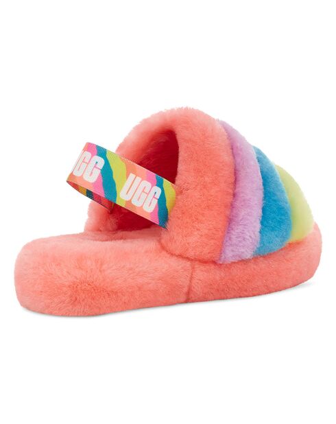 Chaussons en Peau de Mouton Fluff Yeah multicolores