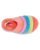 Chaussons en Peau de Mouton Fluff Yeah multicolores