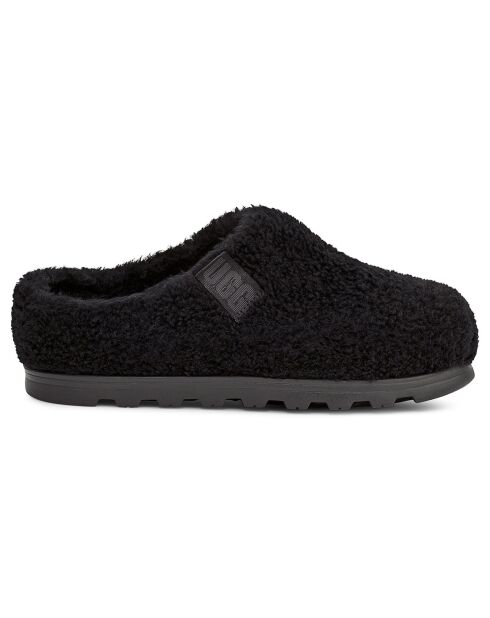 Chaussons en Laine Fluff off noirs