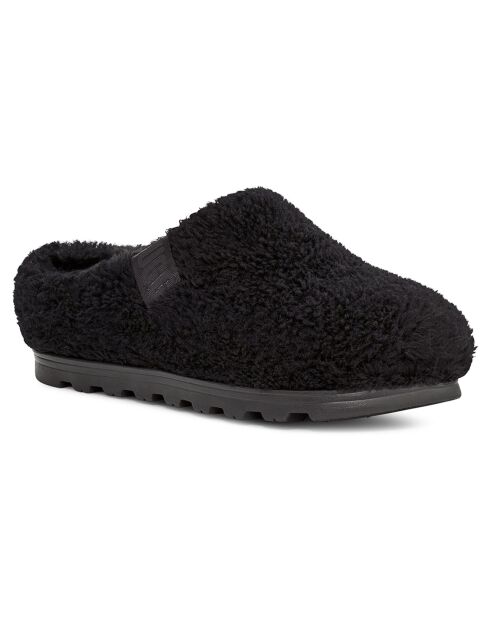 Chaussons en Laine Fluff off noirs