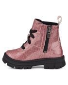 Boots pailletées Ashton roses