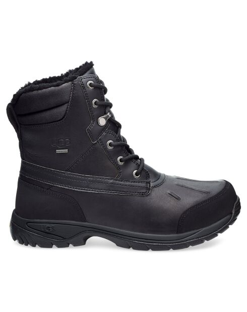 Boots en Cuir Felton noires