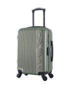 Valise Cabine 4 roues simples Liam 55 cm kaki