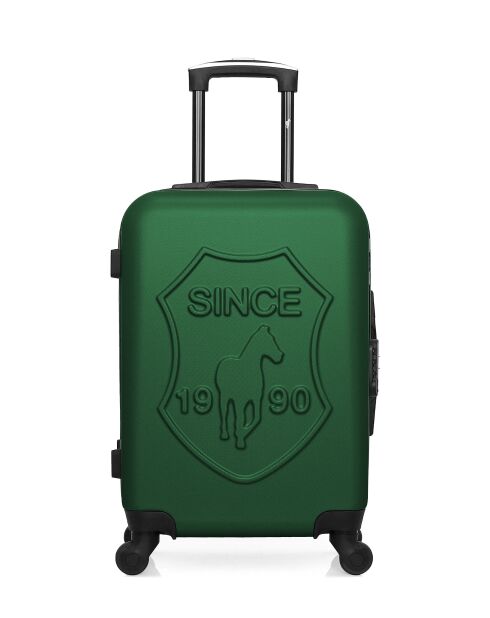 Valise Cabine 4 roues simples Damon 55 cm vert foncé