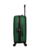 Valise Cabine 4 roues simples Damon 55 cm vert foncé