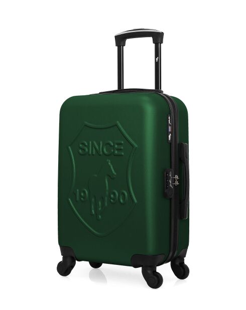 Valise Cabine 4 roues simples Damon 55 cm vert foncé