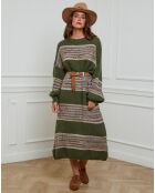 Robe Pull Fatima kaki