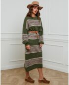 Robe Pull Fatima kaki