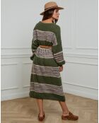 Robe Pull Fatima kaki