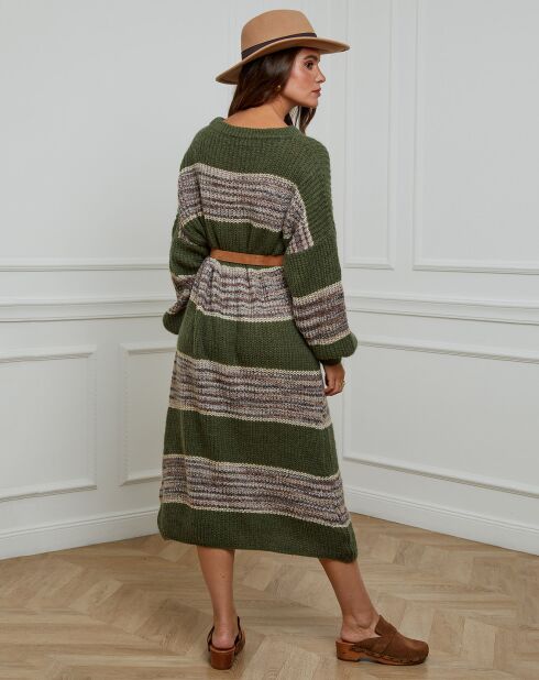 Robe Pull Fatima kaki