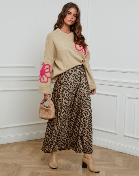 Jupe Manon taupe