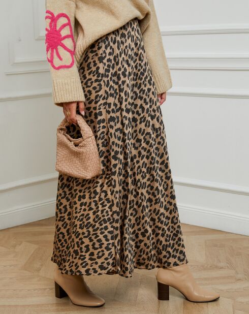 Jupe Manon taupe