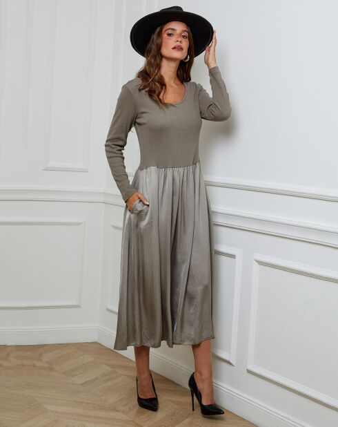 Robe Alicia taupe