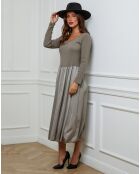 Robe Alicia taupe