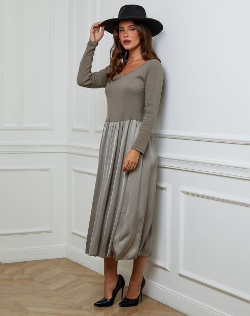 Robe Alicia taupe