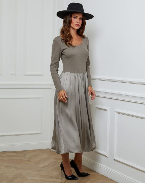 Robe Alicia taupe