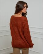 Pull Constance brique