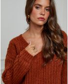 Pull Constance brique