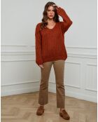 Pull Constance brique