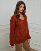 Pull Constance brique
