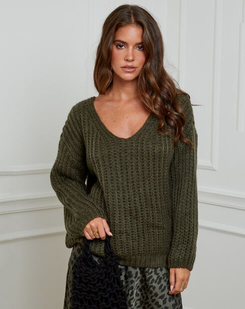 Pull Constance kaki