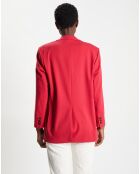 Veste Simple Tolede rouge