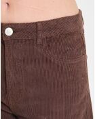 Pantalon en Velours côtelé Lenny 3 marron moyen