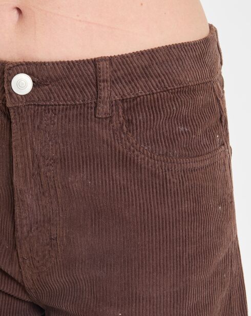 Pantalon en Velours côtelé Lenny 3 marron moyen