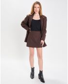 Veste Simple Tolede marron moyen