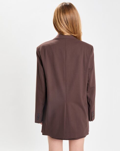 Veste Simple Tolede marron moyen