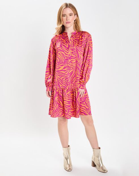 Robe Oversize Sirop 2 orange/violet