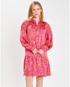 Robe Oversize Sirop 2 orange/violet