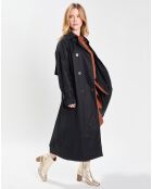 Trench en Coton Bio Oversize Marius noir