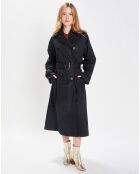 Trench en Coton Bio Oversize Marius noir