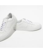 Baskets en Cuir Bball Classic blanches