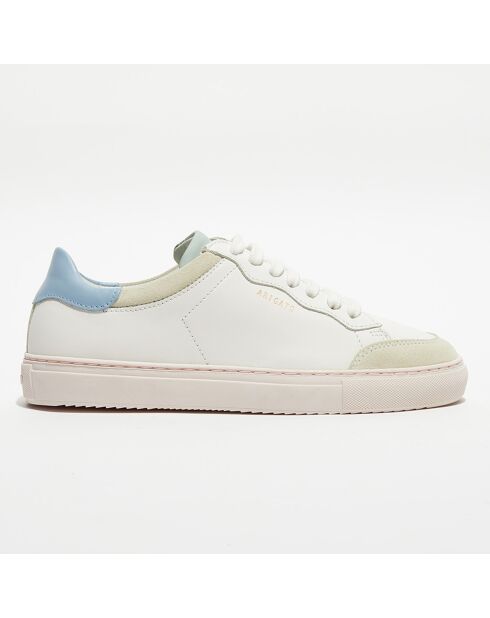 Baskets en Cuir Clean 180 blanc/bleu