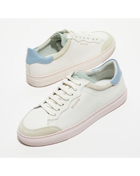 Baskets en Cuir Clean 180 blanc/bleu