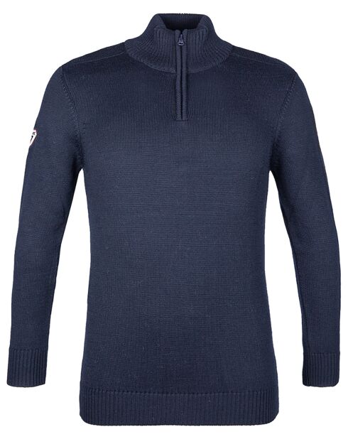 Pull en Laine mélangée Nino bleu foncé