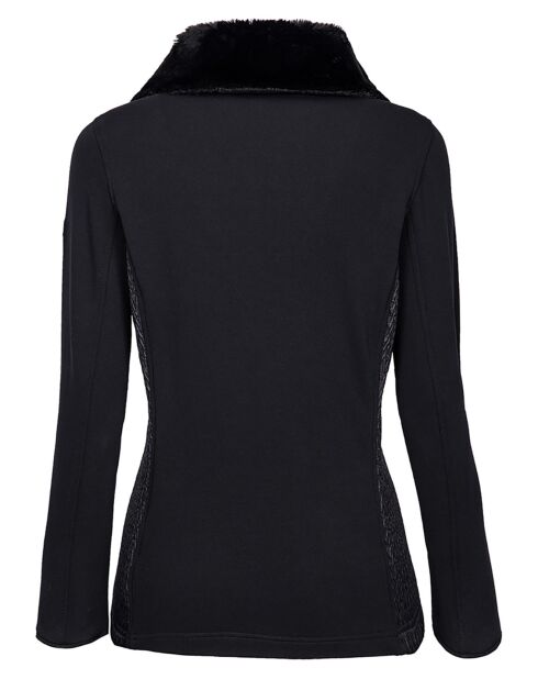 Veste Manon D fausse fourrure noire